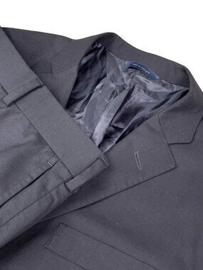 Brooks Brothers Men's Milano BrooksCool 100% Wool Suit Navy Blue • 40S | 34x28